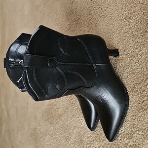 Jenson Black Western Cowboy Boots Women's Size 6.5